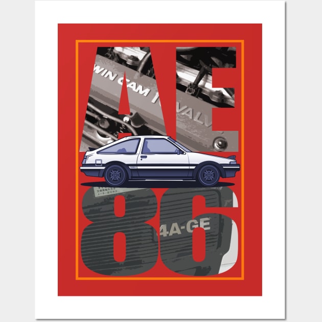 Ae 86 Wall Art by HappyInk